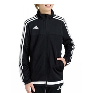 Climacool Adidas Black Jacket with White Accents